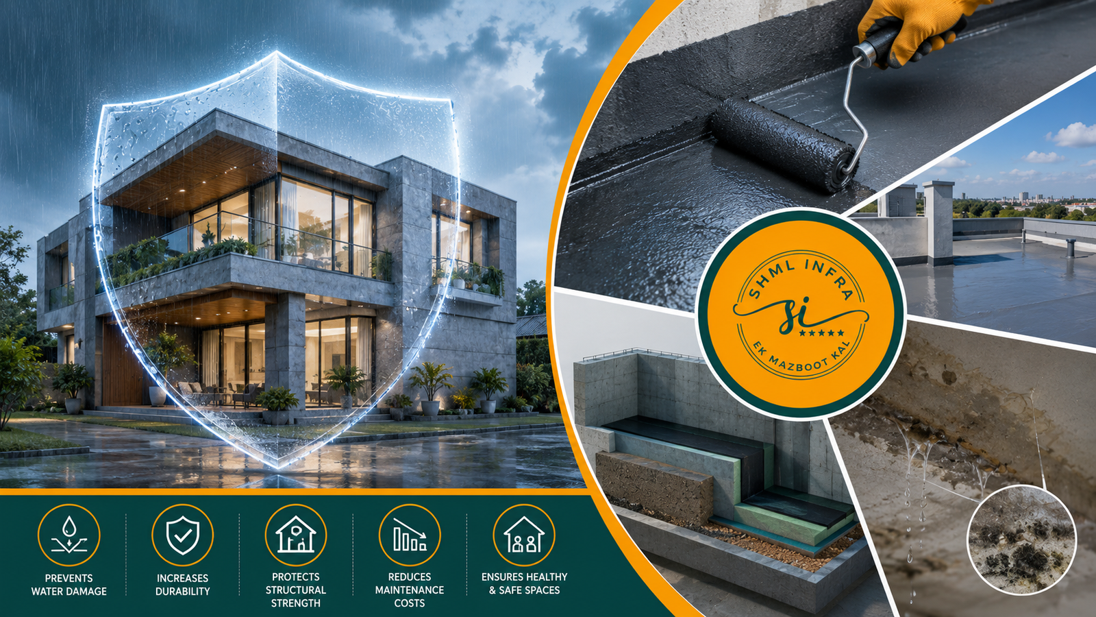 Why Waterproofing is Essential for Long-Lasting Structures